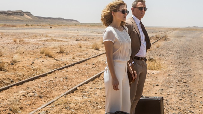 Daniel Craig and Léa Seydoux in Sam Mendes's 007 adventure Spectre.