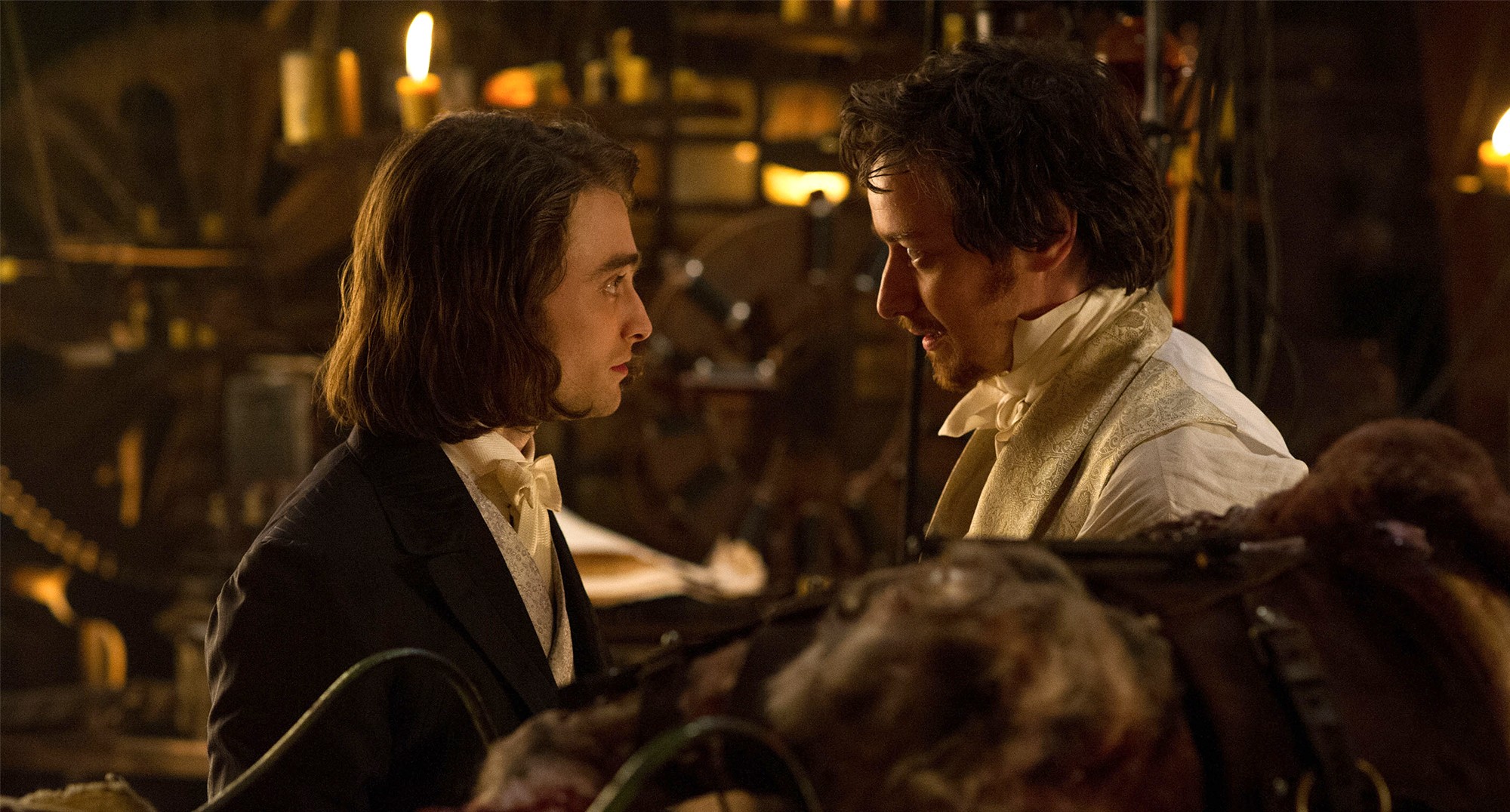 VICTOR FRANKENSTEIN Stitches Together A Bizarre Patchwork